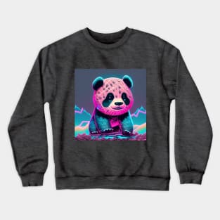 Neon Panda Crewneck Sweatshirt